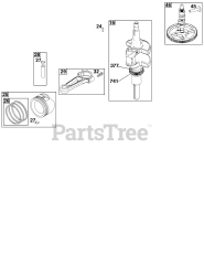 Briggs & Stratton 40R577-0015-H1 - Briggs & Stratton Vertical Engine