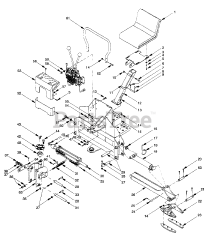 Cub Cadet 457 (590-457-000) - Cub Cadet Backhoe att Main Frame Assembly 457 Backhoe