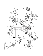MTD ST 35 - MTD Pro String Trimmer Engine Assembly