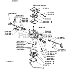 Husqvarna 41 - Husqvarna Chainsaw (1991-06) Carburetor Parts