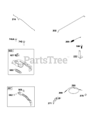 Briggs & Stratton 104M02-0225-H5 - Briggs & Stratton Vertical Engine Controls Group