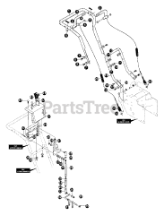Echo ST-1033 E - Echo Snow Thrower Handles, Clutch Levers, Clutch Cables