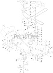 Toro 75213 - Toro 60" TimeCutter HD MyRide Zero-Turn Mower (SN: 400000000 - 401999999) Deck Assembly