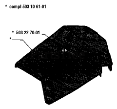 Husqvarna 40 - Husqvarna Chainsaw (1986-12) Top Cover