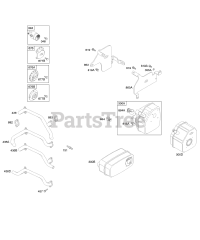 Briggs & Stratton 294447-1046-E2 - Briggs & Stratton Horizontal Engine Exhaust System