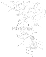 Toro 14AK81RK544 (GT 2300) - Toro Garden Tractor (SN: 1A186H30000 & Above) (2006) Electric Clutch Assembly