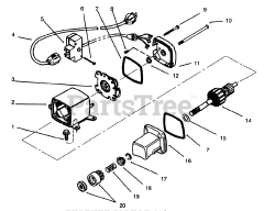 Toro 38052 (521) - Toro 21" Snow Thrower (SN: 069000001 - 069999999) (1996)