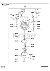 Subaru Robin EH172D23610 (EH17-2) - Subaru Robin Engine 645 Fuel &amp; Lubricant