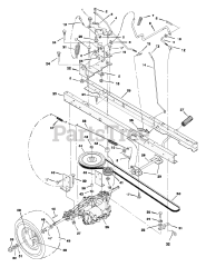 Murray 40542A - Murray 40" Lawn Tractor (1997) Motion Drive
