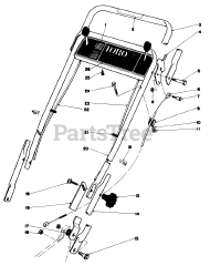 Toro 20810 - Toro Walk-Behind Mower (SN: 009000001 - 009999999) (1979)