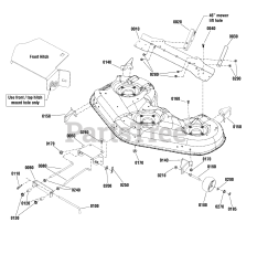 Murray 1696684-00 - Murray 46" Mower Deck (2016)