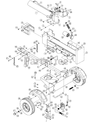 Craftsman 247.776140 (24BF570F299) - Craftsman Log Splitter (2007) (Sears)