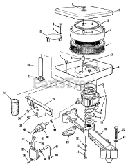Toro Z1-24OE03 (724-Z) - Toro Zero-Turn Mower, Drive Unit Only (1990)