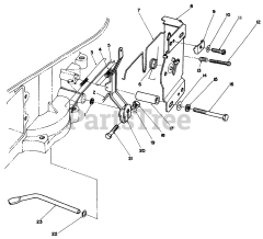Toro 55-7800 - Toro Replacement Engine, Kawasaki Governor Assembly (kawasaki Model Fb460v Type Ds08)