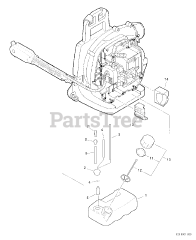 Echo PB-260 i - Echo Backpack Blower (SN: 05001001 - 05999999) Fuel System