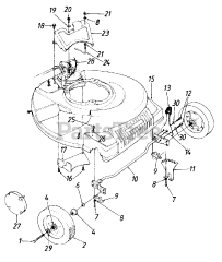 MTD 121-118R - MTD Walk-Behind Mower (1991)