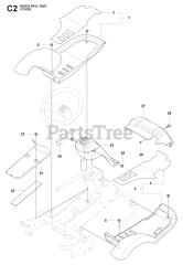 Husqvarna R 16 C AWD (966830301) - Husqvarna Swedish Riding Mower (2009-04) COVER 3