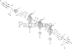 Toro 34230 - Toro Stand-On Spreader/Sprayer (SN: 412800000 - 415299999) Control Valve Manifold Assembly No. 142-7292