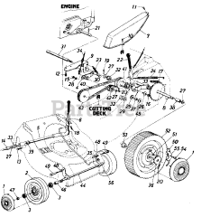 Central Park 126-376-046 - Central Park Walk-Behind Mower (1986) (Central Hardware)