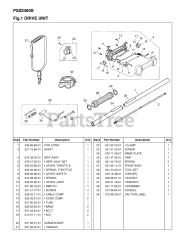 RedMax PSZ 2460 S - RedMax Pole Saw (2010-04) 002 - DRIVE UNIT