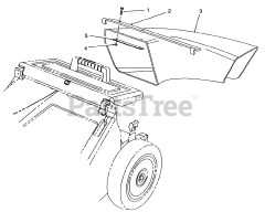 Toro 26620 C - Toro Walk-Behind Mower (SN: 009000001 - 009999999) (1989) Side Discharge Chute Model No. 59112 (optional)