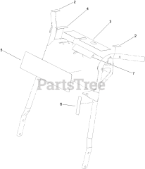 Toro 30938 - Toro 48" Walk-Behind Mower, Fixed Deck, Pistol Grip, Hydro Drive (SN: 314000001 - 314999999) (2014) HANDLE ASSEMBLY NO. 119-6538