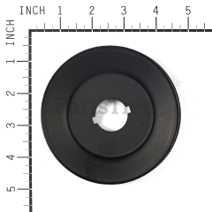 Murray 1713098 Pulley, .49" Shallow-Groove Od 4.25" - image 2