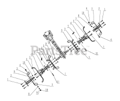 Husqvarna 590366101 - Husqvarna Tiller Attachment (2017-12) TRANSMISSION 5