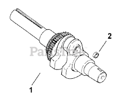 Toro 73428 (312-8) - Toro Garden Tractor (SN: 089000001 - 089000499) (1998) Crankshaft