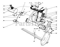 Toro 31506 - Toro SnowMaster Snow Thrower (SN: 006000001 - 006999999) (1976)