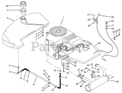 Toro 74021 (616-Z) - Toro Zero-Turn Mower, Drive Unit Only (SN: 049000001 - 049999999) (1994)