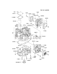 Kawasaki FH680V-AS26 - Kawasaki Engine CYLINDER/CRANKCASE