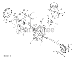 Poulan Pro PR 271 (961920091-00) - Poulan Pro Snow Thrower (2015-06) AUGER HOUSING IMPELLER