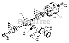 Echo CS-302 S - Echo Chainsaw (SN: 17501 - 30500)