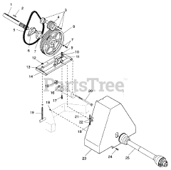 Gravely 993005 - Gravely PTO Chipper, 540 Rpm, 3 Point Hitch (SN: 000101 & Above)