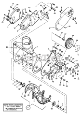 Snapper LE 3191R (7085661) - Snapper 19" Snow Thrower, 3hp AUGER HOUSING, DRIVE SYSTEM, CHASSIS