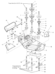 Craftsman 107.277720 (2690428) - Craftsman ZT7000 Series 44" Zero-Turn Mower, 20hp Kohler (2005)