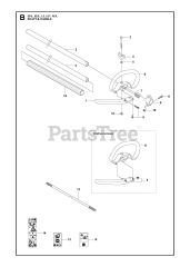 Husqvarna 525 LS - Husqvarna Brush Cutter (2013-03) SHAFT HANDLE