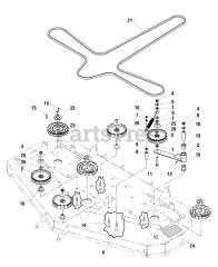 Ferris 3100/72 (5901184) - Ferris 72" Side-Discharge Flat-Nosed Mower Deck