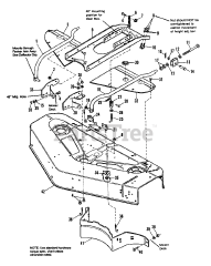 Simplicity 1691167 - Simplicity SunStar 48" Garden Tractor, 20hp 48" Mower, Housing &amp; Cover Group