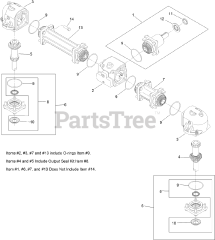 Toro 74312 (8000) - Toro 48" Z Master Zero-Turn Mower (SN: 400000000 - 402079999) Gearbox Assembly No. 103-3387
