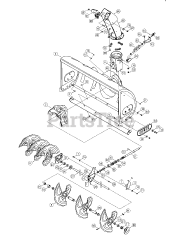 MTD 19A70009OEM - MTD Two-Stage Snow Thrower Assembly (2009)