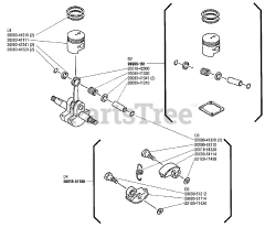 Shindaiwa T 250 - Shindaiwa String Trimmer Piston And Crankshaft