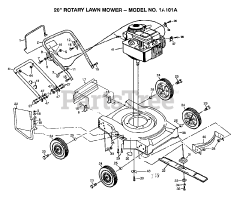 Electrolux/AYP 1A101 A - Electrolux/AYP Walk-Behind Mower