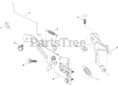 Toro 74778 (MX 5075) - Toro 50" TimeCutter Zero-Turn Mower (SN: 404314200 - 999999999) Governor Control Assembly