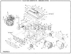 Black Max BM 903655 - Black Max 3000 Watt Generator