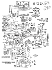 Briggs & Stratton 147702-0129-XX - Briggs & Stratton Vertical Engine Cylinder,Sump,Control,Piston