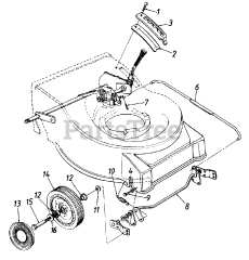 MTD 120-466R000 - MTD Walk-Behind Mower (1990) Parts