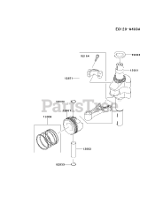Kawasaki FJ180V-AM26 - Kawasaki Engine PISTON/CRANKSHAFT