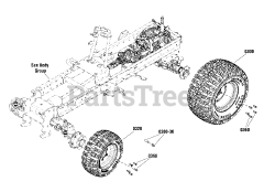 Simplicity 2691523-01 - Simplicity Legacy XL Garden Tractor, 33hp Briggs & Stratton EFI Wheels &amp; Tires Group